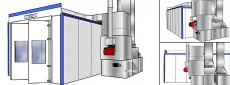 Окрасочно-сушильная камера SIMA ATLANTIC G25L